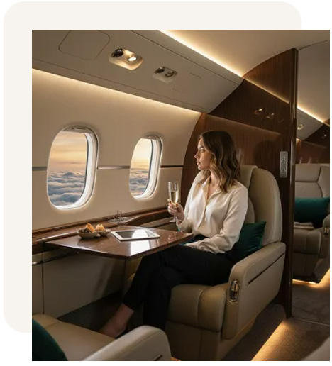 Business class cabin